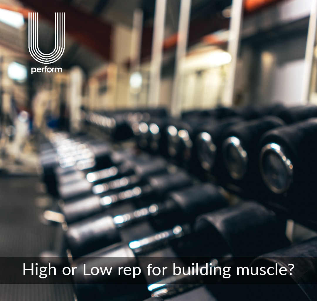 High rep or low rep for building muscle | U Perform | Blog post