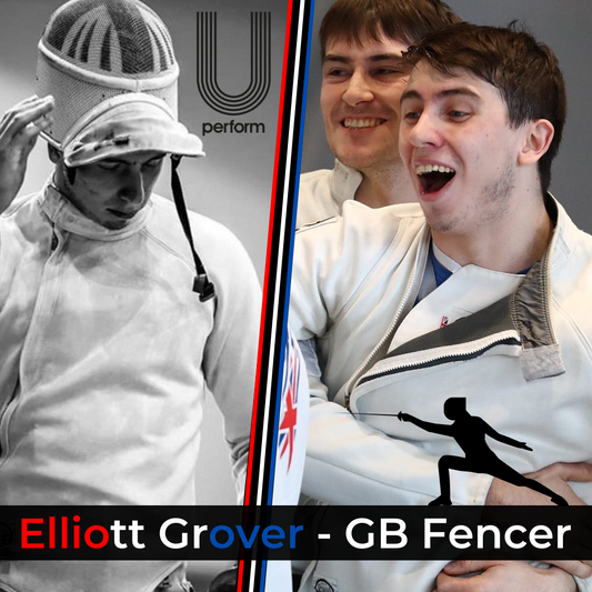 U Perform Ambassador Elliott Grover Team GB Fencing
