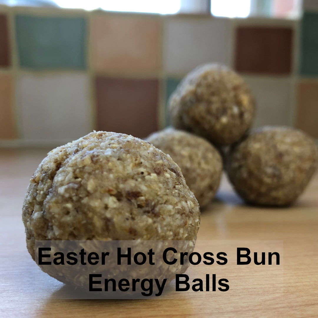 Easter Hot Cross Bun Energy Balls